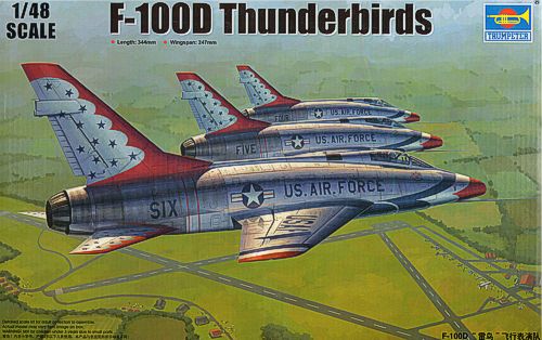 Trumpeter 02822 1:48 North-American F-100D Super Sabre Thunderbirds