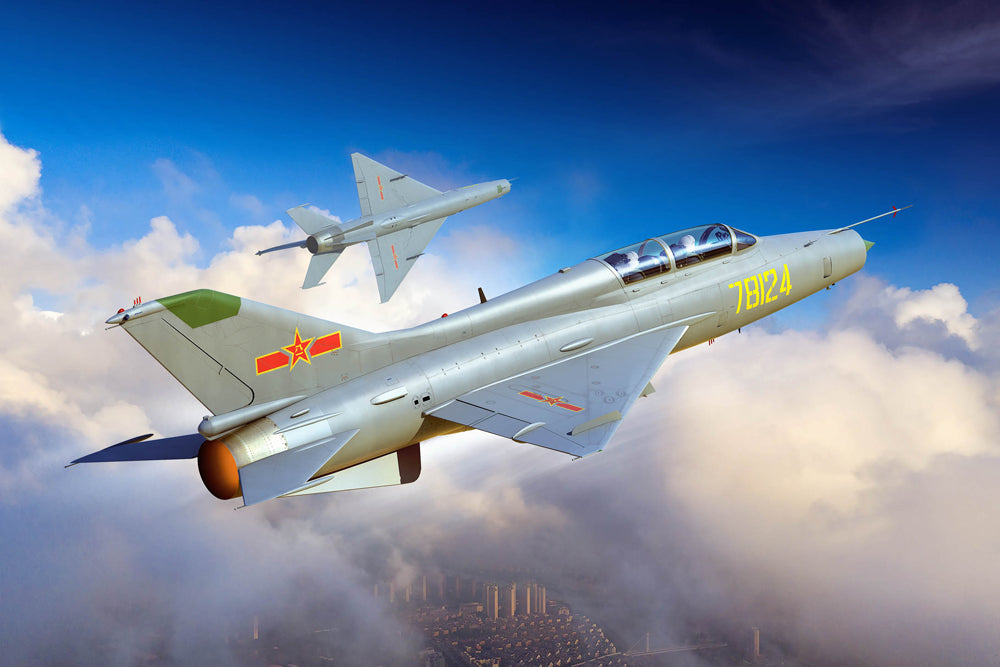 Trumpeter 02825 1:48 GAIC Jianjiji Jiaolianji JJ-7A 2-seat Jet Trainer