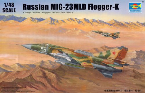 Trumpeter 02856 1:48 Mikoyan MiG-23MLD Flogger-K