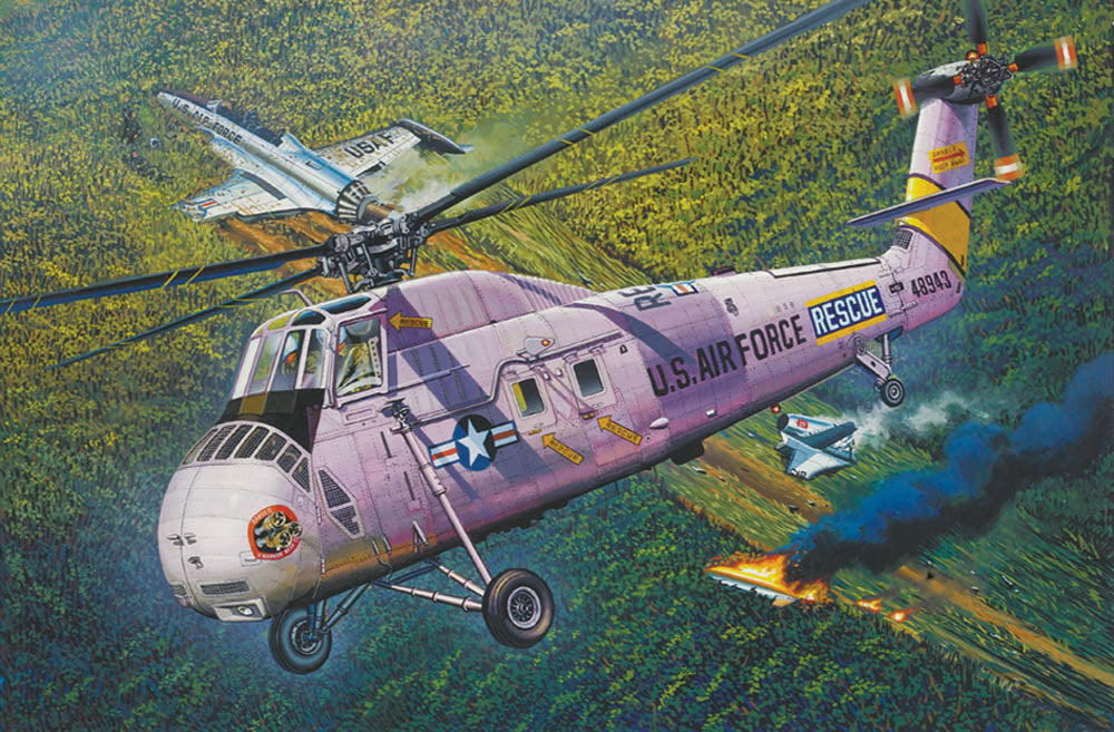 Trumpeter 02884 1:48 Sikorsky HH-34J USAF Combat Rescue