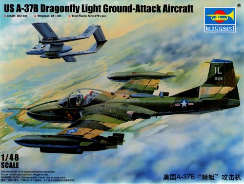 Trumpeter 02889 1:48 Cessna A-37B Dragonfly