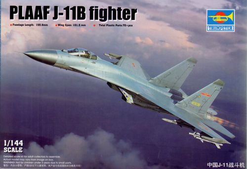 Trumpeter 03915 1:144 PLAAF J-11B Fighter