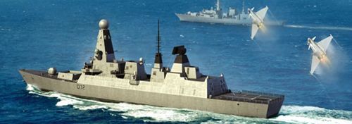 Trumpeter 04550 1:350 H.M.S. Daring Type 45 Destroyer