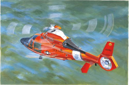 Trumpeter 05107 1:35 Aerospatiale HH-65C Dolphin Helicopter USN Coast Guard