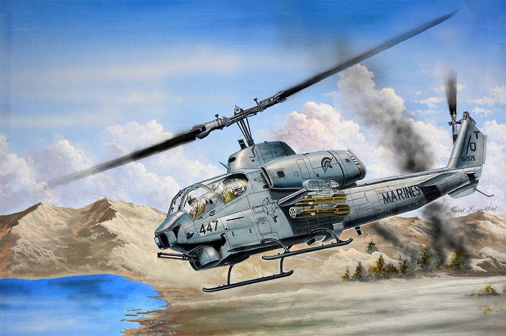 Trumpeter 05116 1:35 Boeing/Hughes AH-1W Super Cobra Helicopter US Marines