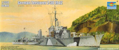 Trumpeter 05322 1:350 German Zerstorer Z-30 1942