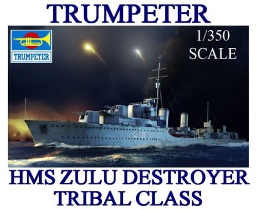 Trumpeter 05332 1:350 H.M.S. Zulu 1941