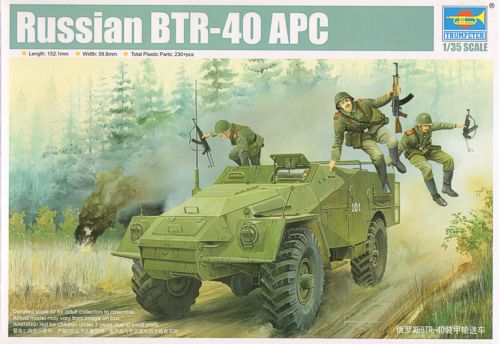 Trumpeter 05517 1:35 Soviet BTR-40 APC