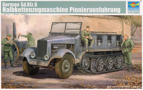 Trumpeter 05530 1:35 German Sd.Kfz.6 Halbkettenzugmaschine Pionierausfuhrung