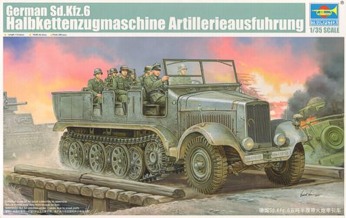 Trumpeter 05531 1:35 Sd.Kfz.6 5 ton Half Track Artillery