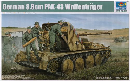 Trumpeter 05550 1:35 Waffentrager Pak-43 8.8cm Self Propelled Gun