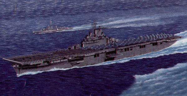 Trumpeter 05602 1:350 USS Essex CV-9 Aircraft Carrier