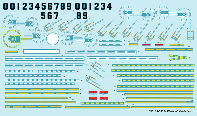 Trumpeter 05617 1:350 PLA Navy Aircraft Carrier Shi Lang