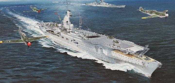 Trumpeter 05628 1:350 DKM Peter Strasser German Navy Aircraft Carrier