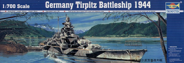 Trumpeter 05712 1:700 German Tirpitz Battleship