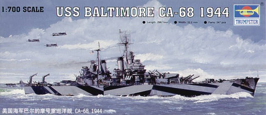 Trumpeter 05725 1:700 USS Baltimore CA-68 1944