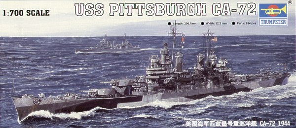 Trumpeter 05726 1:700 USS Pittsburgh CA-72 1944