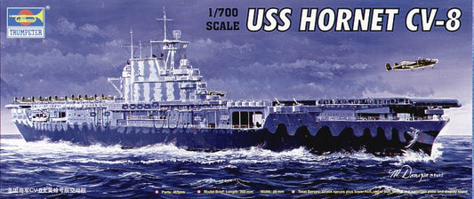 Trumpeter 05727 1:700 USS Hornet CV-8 with Blue Vac-Formed Sea Base