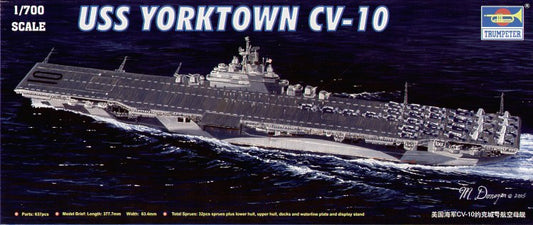 Trumpeter 05729 1:700 USS Yorktown CV-10 Aircraft Carrier