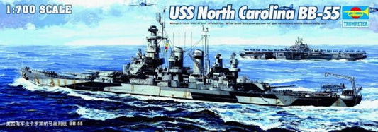 Trumpeter 05734 1:700 USS North Carolina BB55