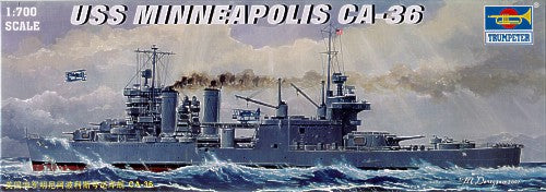 Trumpeter 05744 1:700 USS Minneapolis CA-36 (1942)