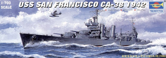 Trumpeter 05746 1:700 USS San Franciso CA-38 1942