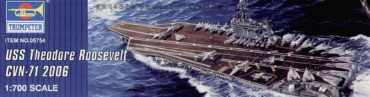 Trumpeter 05754 1:700 USS Theodore Roosevelt CVN-71 2006