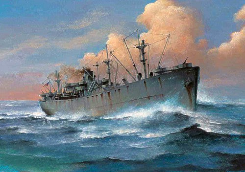 Trumpeter 05756 1:700 SS John W Brown WWII Liberty Ship