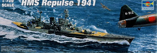 Trumpeter 05763 1:700 H.M.S. Repulse 1941