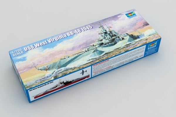 Trumpeter 05772 1:700 USS West Virginia BB-48 1945