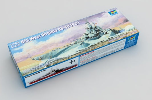 Trumpeter 05772 1:700 USS West Virginia BB-48 1945