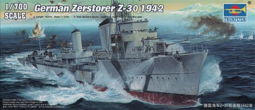 Trumpeter 05788 1:700 Zerstorer Z-30 1942