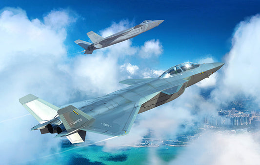 Trumpeter 05864 1:48 J-20S Mighty Dragon Twin-Seat Stealth Aircraft