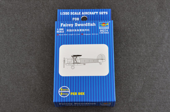 Trumpeter 06274 1:350 Fairey Swordfish (6 per box)