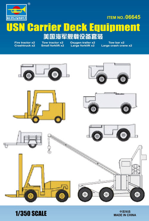 Trumpeter 06645 1:350 USN Carrier Deck Equipment