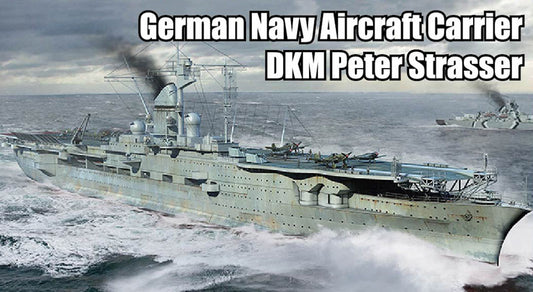 Trumpeter 06710 1:700 German Navy Aircraft Carrier DKM Peter Strasser