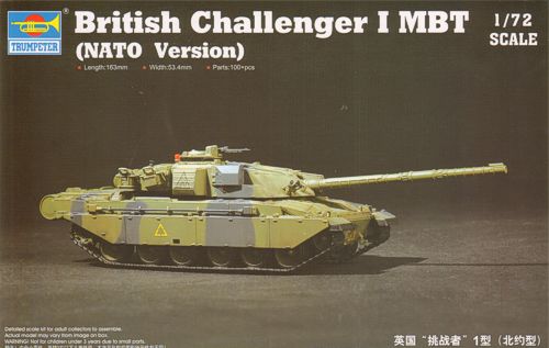 Trumpeter 07106 1:72 British Challenger 1 MBT