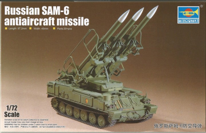 Trumpeter 07109 1:72 Soviet SAM-6 Anti-aircraft Missile