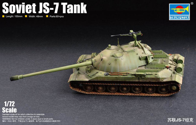 Trumpeter 07136 1:72 Soviet JS-7 Tank