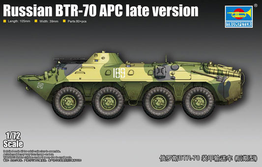 Trumpeter 07138 1:72 BTR-70 APC Late