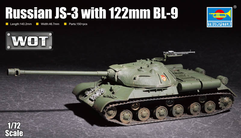 Trumpeter 07163 1:72 JS-3 with 122mm BL-9