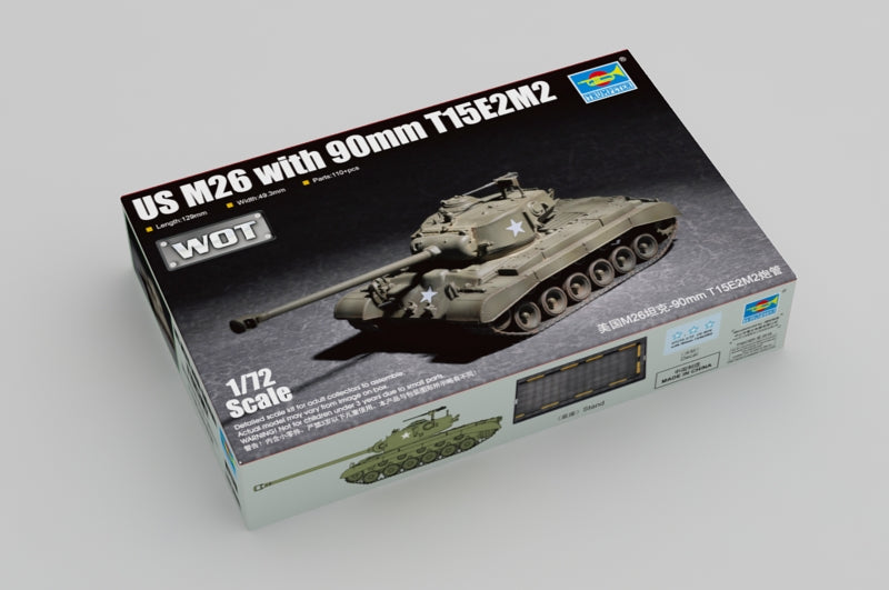 Trumpeter 07170 1:72 U.S. M26 (T26E3) Pershing Heavy Tank 90mm T15E2M2