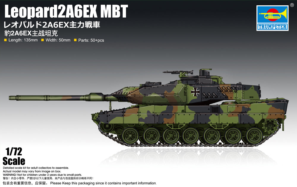 Trumpeter 07192 1:72 Leopard 2A6EX MBT