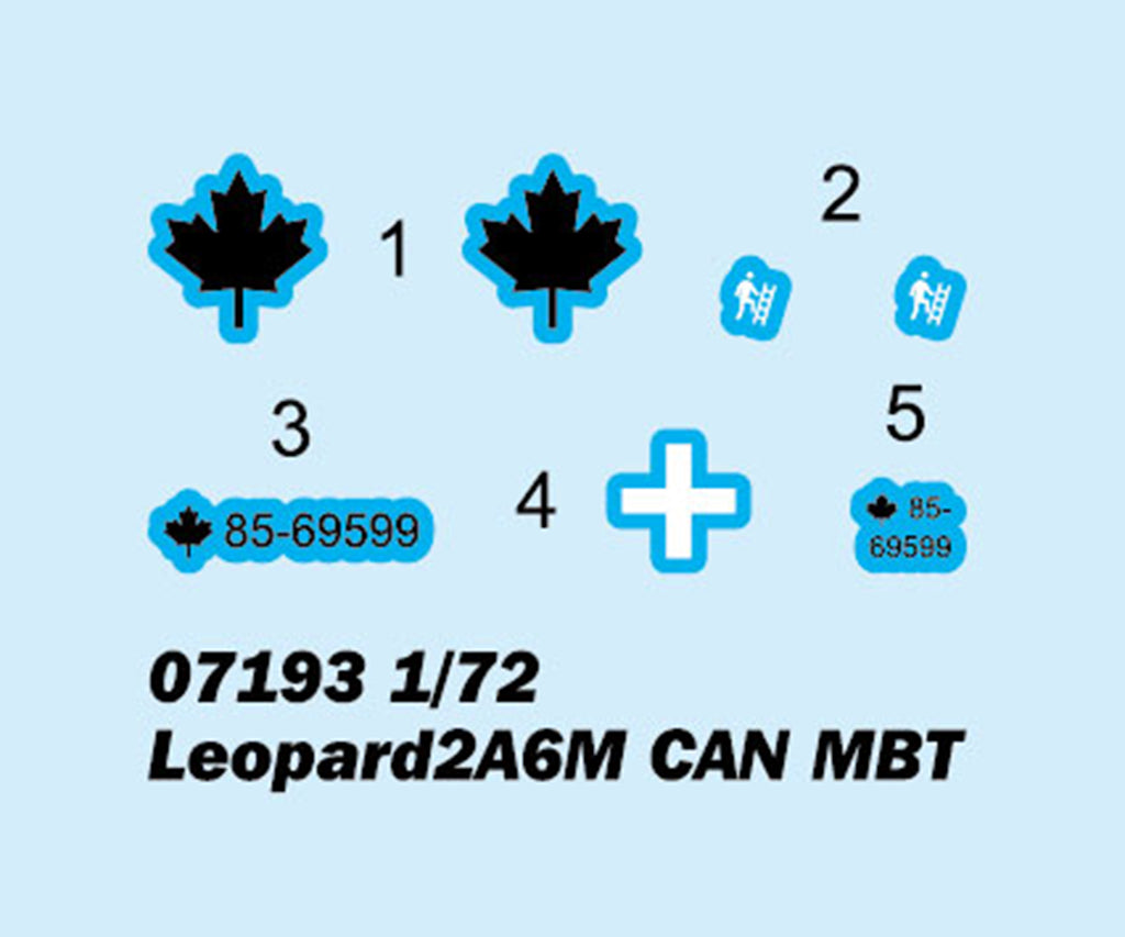 Trumpeter 07193 1:72 Canadian Leopard The Leopard 2A6M CAN