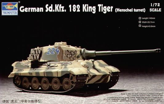 Trumpeter 07201 1:72 Pz.Kpfw.VI King Tiger Sd.Kfz.182