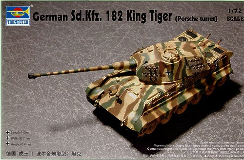 Trumpeter 07202 1:72 Pz.Kpfw.VI King Tiger Sd.Kfz.182 with 'Henschel' Turret