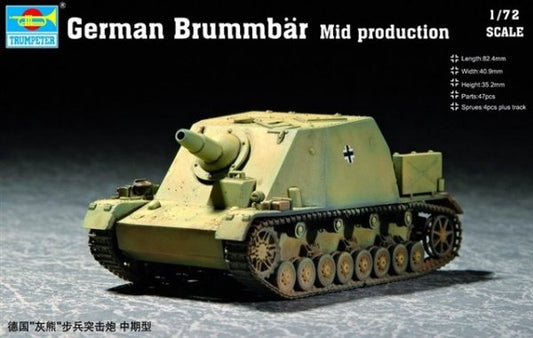 Trumpeter 07211 1:72 Brummbar Mid Production