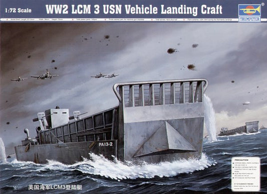 Trumpeter 07213 1:72 LCM-3 Vehicle Landing Craft D-Day