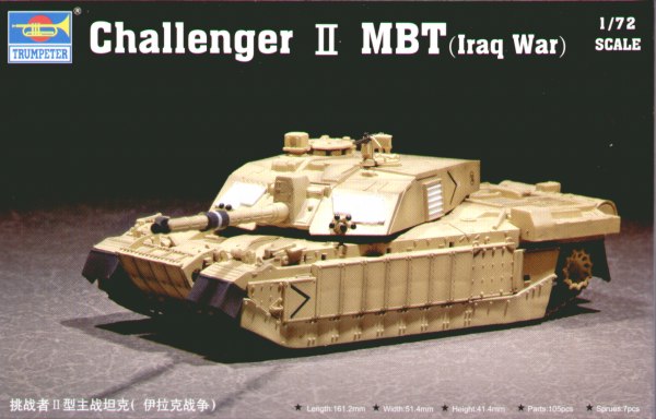 Trumpeter 07215 1:72 British Challenger 2 MBT (Iraq War)