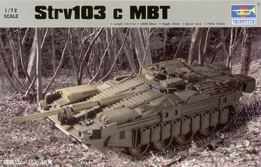 Trumpeter 07220 1:72 Swedish Strv.103C Tank